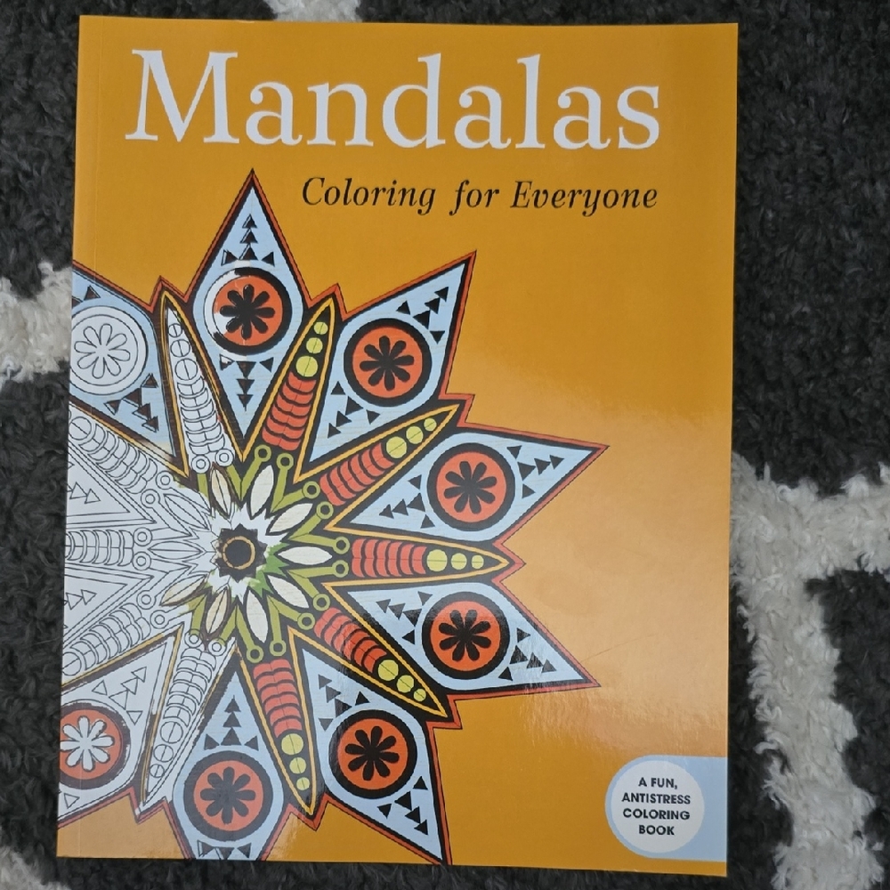 Mandalas Coloring Book - Orange Cover